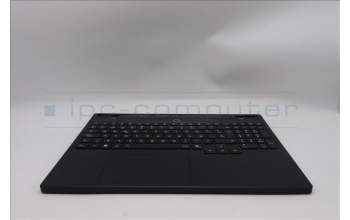Lenovo 5CB1S82792 C-Cover with keyboard, Spanish, Eclipse Black, RGB Backlight, Anodizing Sandblasting, UK