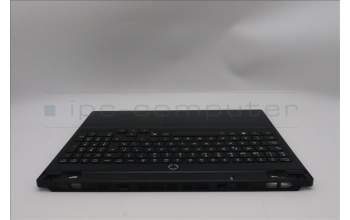 Lenovo 5CB1S82792 C-Cover with keyboard, Spanish, Eclipse Black, RGB Backlight, Anodizing Sandblasting, UK