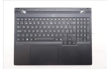 Lenovo 5CB1S82793 C-Cover with keyboard, Switzerland, Eclipse Black, RGB Backlight, Anodizing Sandblasting, UK