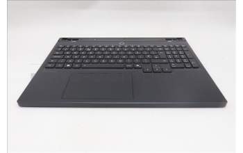 Lenovo 5CB1S82827 C-Cover with keyboard, UK English, Eclipse Black, RGB Backlight, Anodizing Sandblasting, UK
