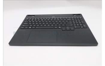 Lenovo 5CB1S82835 C-Cover with keyboard, US English Euro, Eclipse Black, Anodizing Sandblasting, US