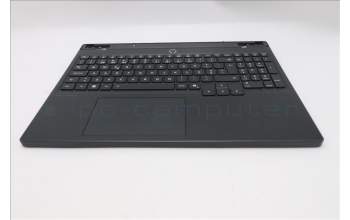Lenovo 5CB1S82849 C-Cover with keyboard, Portuguese, Eclipse Black, Anodizing Sandblasting, UK