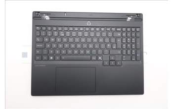 Lenovo 5CB1S82857 C-Cover with keyboard, UK English, Eclipse Black, Anodizing Sandblasting, UK