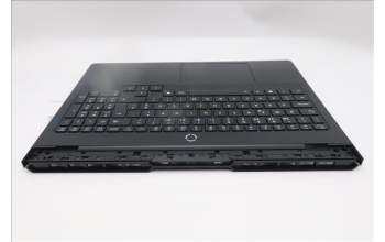 Lenovo 5CB1S87253 C-Cover with keyboard, Portuguese, Eclipse Black, White Backlight, UK