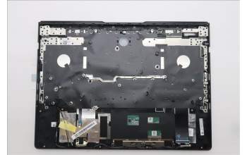 Lenovo 5CB1S87257 C-Cover with keyboard, Switzerland, Eclipse Black, White Backlight, UK