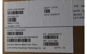 Lenovo 5CB1S87564 C-Cover with keyboard, Ukraine, Eclipse Black, RGB Backlight, US