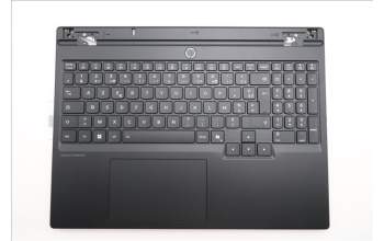 Lenovo 5CB1S89879 C-Cover with keyboard, French, Eclipse Black, RGB Backlight, Anodizing Sandblasting, US