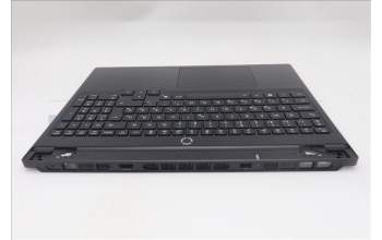 Lenovo 5CB1S89885 C-Cover with keyboard, Hungarian, Eclipse Black, RGB Backlight, Anodizing Sandblasting