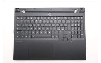 Lenovo 5CB1S89887 C-Cover with keyboard, Italian, Eclipse Black, RGB Backlight, Anodizing Sandblasting, UK