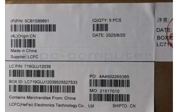 Lenovo 5CB1S89891 C-Cover with keyboard, Nordic, Eclipse Black, RGB Backlight, Anodizing Sandblasting