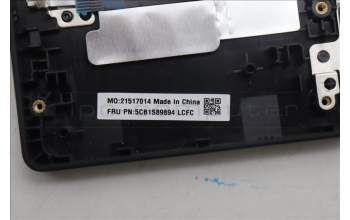 Lenovo 5CB1S89894 C-Cover with keyboard, Slovenian, Eclipse Black, RGB Backlight, Anodizing Sandblasting, UK