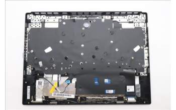 Lenovo 5CB1S89895 C-Cover with keyboard, Spanish, Eclipse Black, RGB Backlight, Anodizing Sandblasting, UK