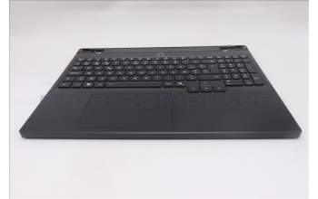 Lenovo 5CB1S89903 C-Cover with keyboard, Belgian, Eclipse Black, White Backlight, Anodizing Sandblasting, UK