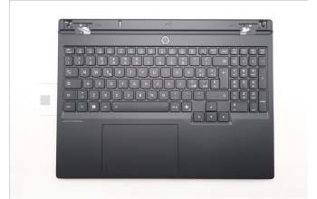 Lenovo 5CB1S89917 C-Cover with keyboard, Italian, Eclipse Black, White Backlight, Anodizing Sandblasting, UK