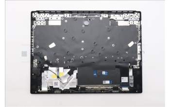 Lenovo 5CB1S89917 C-Cover with keyboard, Italian, Eclipse Black, White Backlight, Anodizing Sandblasting, UK