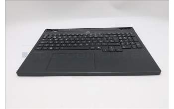 Lenovo 5CB1S89925 C-Cover with keyboard, Spanish, Eclipse Black, White Backlight, Anodizing Sandblasting, UK
