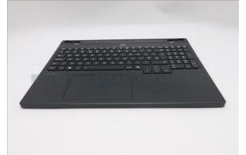 Lenovo 5CB1S89930 C-Cover with keyboard, UK English, Eclipse Black, White Backlight, Anodizing Sandblasting, UK