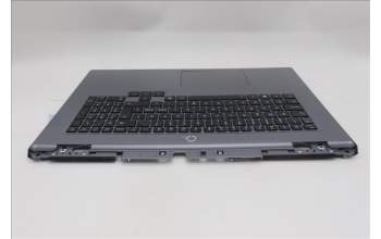 Lenovo 5CB1S90394 C-Cover with keyboard, Nordic, Luna Grey, White Backlight