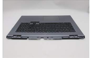 Lenovo 5CB1S90409 C-Cover with keyboard, Greek, Luna Grey, RGB Backlight, US
