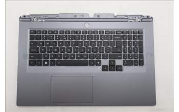 Lenovo 5CB1S90410 C-Cover with keyboard, US English Euro, Luna Grey, RGB Backlight