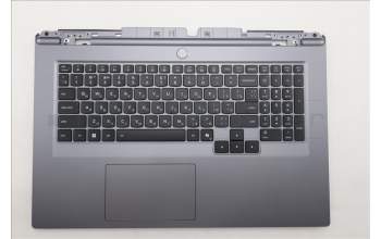 Lenovo 5CB1S90413 C-Cover with keyboard, Russian, Luna Grey, RGB Backlight