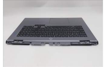Lenovo 5CB1S90413 C-Cover with keyboard, Russian, Luna Grey, RGB Backlight, US