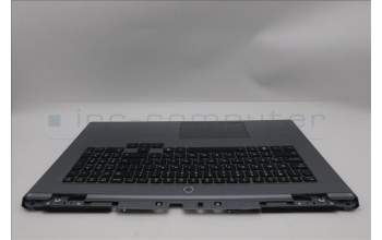 Lenovo 5CB1S90415 C-Cover with keyboard, Hebrew, Luna Grey, RGB Backlight, US
