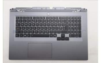 Lenovo 5CB1S90417 C-Cover with keyboard, UK English, Luna Grey, RGB Backlight, UK