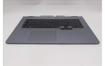 Lenovo 5CB1S90426 C-Cover with keyboard, German, Luna Grey, RGB Backlight, UK