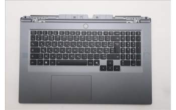 Lenovo 5CB1S90435 C-Cover with keyboard, French Arabic, Luna Grey, RGB Backlight, UK