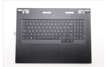 Lenovo 5CB1S90664 C-Cover with keyboard, Arabic, Eclipse Black, US