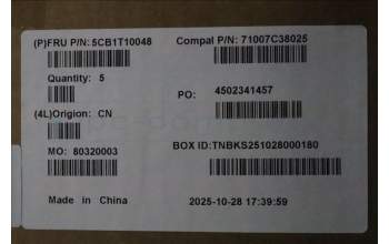 Lenovo 5CB1T10048 C-Cover with keyboard, Hungarian, White Backlight, UK