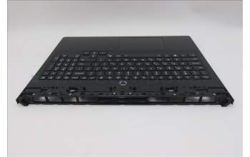 Lenovo 5CB1T18665 C-Cover with keyboard, Greek, Eclipse Black , RGB Backlight, US
