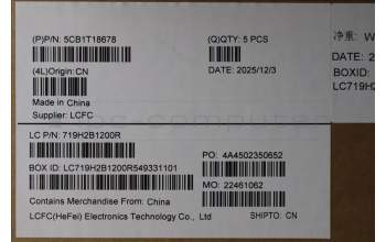 Lenovo 5CB1T18678 C-Cover with keyboard, Switzerland, Eclipse Black , RGB Backlight, UK