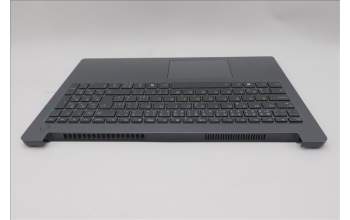 Lenovo 5CB1T18690 C-Cover with keyboard, Czech Slovakian, Luna Grey, Backlight, UK