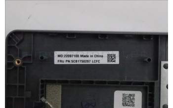 Lenovo 5CB1T50287 C-Cover with keyboard, Russian, Luna Grey, Non-Backlight, US