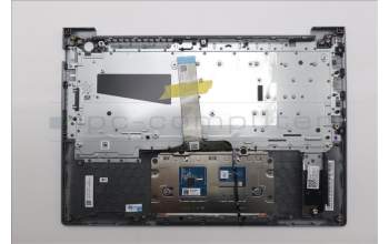 Lenovo 5CB1T53017 C-Cover with keyboard, Slovenian, Arctic Grey, Backlight, UK