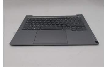 Lenovo 5CB1T53018 C-Cover with keyboard, Spanish, Arctic Grey, Backlight, UK