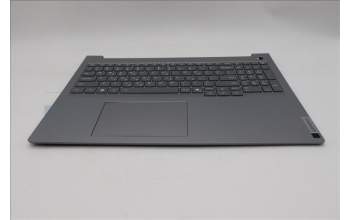 Lenovo 5CB1T57604 C-Cover with keyboard, Greek, Arctic Grey, Backlight, US