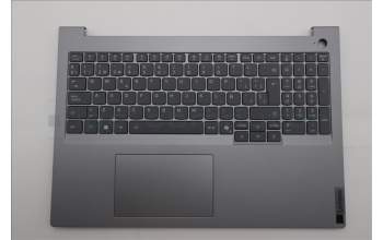 Lenovo 5CB1T57617 C-Cover with keyboard, Spanish, Arctic Grey, Backlight, UK