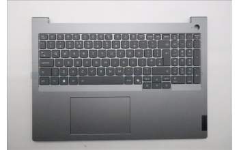 Lenovo 5CB1T57622 C-Cover with keyboard, UK English, Arctic Grey, Backlight, UK