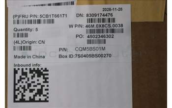 Lenovo 5CB1T66171 C-Cover with keyboard, Bulgarian, Arctic Grey, Backlight, UK