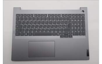 Lenovo 5CB1T66182 C-Cover with keyboard, Italian, Arctic Grey, Backlight, UK