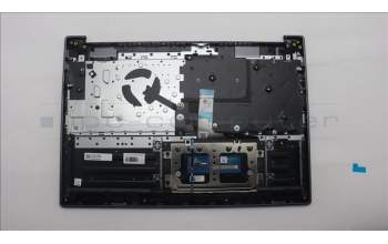 Lenovo 5CB1U59316 C-Cover with keyboard, German, Luna Grey, Backlight, 4CELL, UK