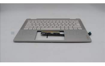 Lenovo 5CB1U62477 C-Cover with keyboard, Slovenian, Seashell, Non-FingerPrint, UK