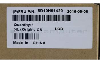 Lenovo 5D10H91420 Lenovo LCD Module, 14\", HD, Touch, Anti-Glare, 220nit