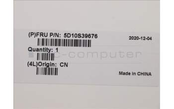 Lenovo 5D10S39676 LCD MODULE H 82CU HPW