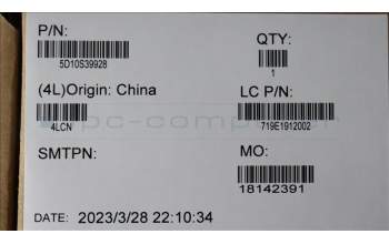 Lenovo 5D10S39928 Lenovo LCD Module, 14\", WQUXGA, Touch, Glare, OLED, 400nit