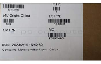 Lenovo 5D10S39930 DISPLAY LCD MODULE L83B1 OAT OLED 2.8K