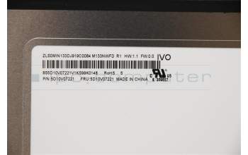 Lenovo 5D10V07221 IVO 13.3\" FHD IPS 2.4t PCB shrink panel